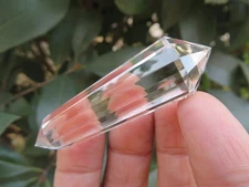 12 Sided VOGEL Style Natural Clear QUARTZ CRYSTAL DT  POINT  Healing 20.3g