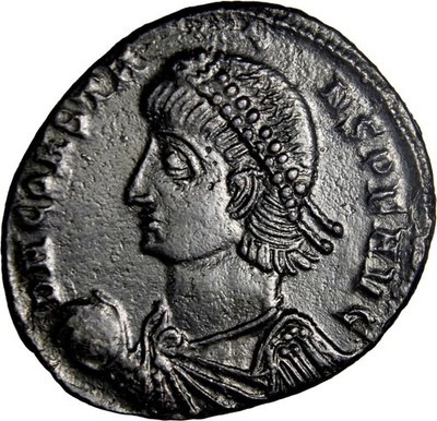 Constans Roman AE Centenionalis - HUT TYPE - Heraclea SMHA - RIC 74 - Choice VF