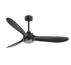 Breezary Parvez 60 in. Integrated LED Indoor Black Propeller Ceiling Fan
