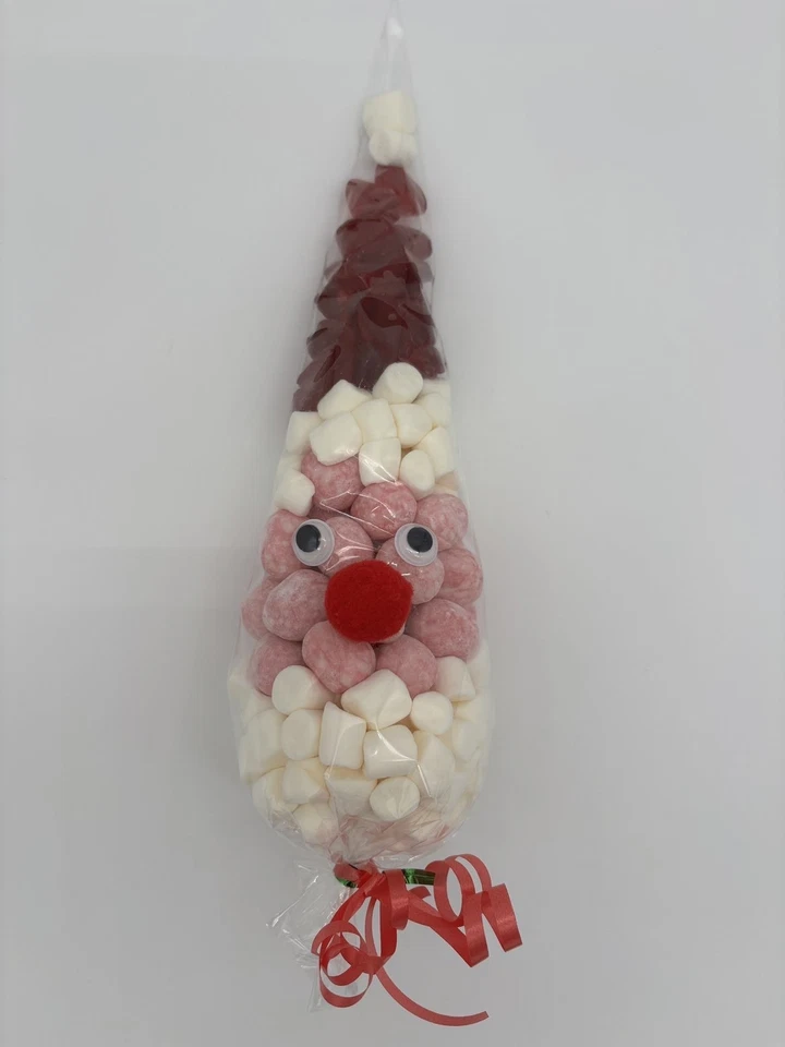 5x Santa Sweet Cone, Christmas Eve Box Christmas Sweet Cones, Christmas santa’s - Image 4 of 4
