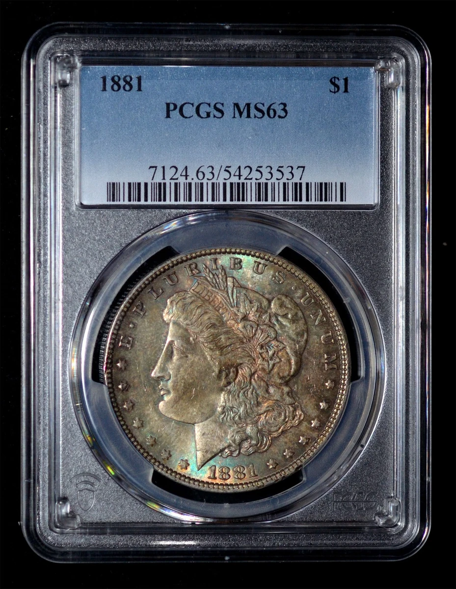 MS 63 Graded 1881 Year Morgan US Dollars (1878-1921) for sale | eBay