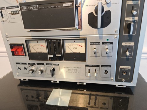 Sony TC-630 Reel to Reel Tape Recorder Player + Speakers Vintage - Picture 2 of 21