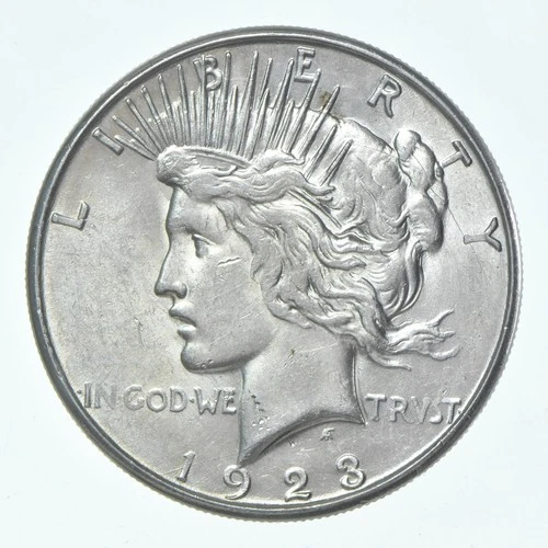 (1) XF 1923-S Peace Silver Dollar 90% - Extra Fine - San Francisco *7829