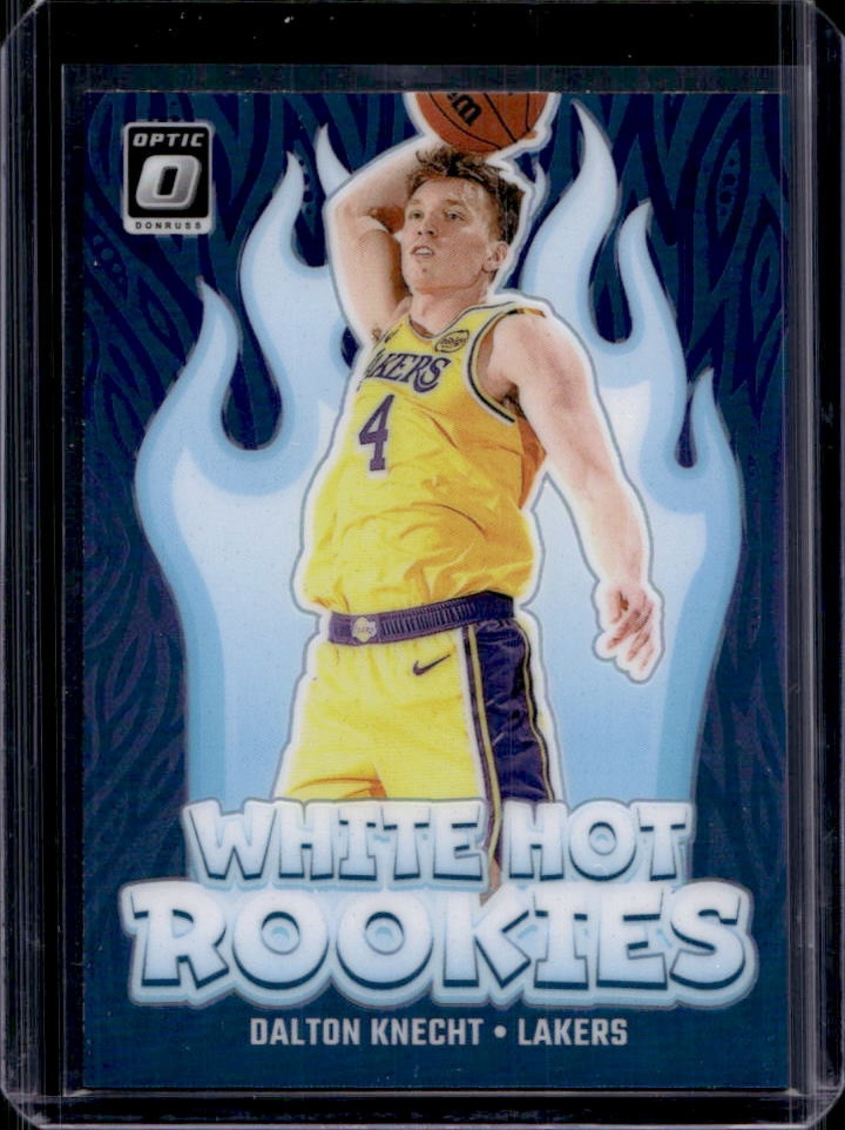 2024-25 Donruss Optic Dalton Knecht White Hot Rookies Purple RC #9 Lakers