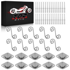 10Pc Self Ejecting Dzus Fasteners Button 5/16" Button Length: .400" for ATV...