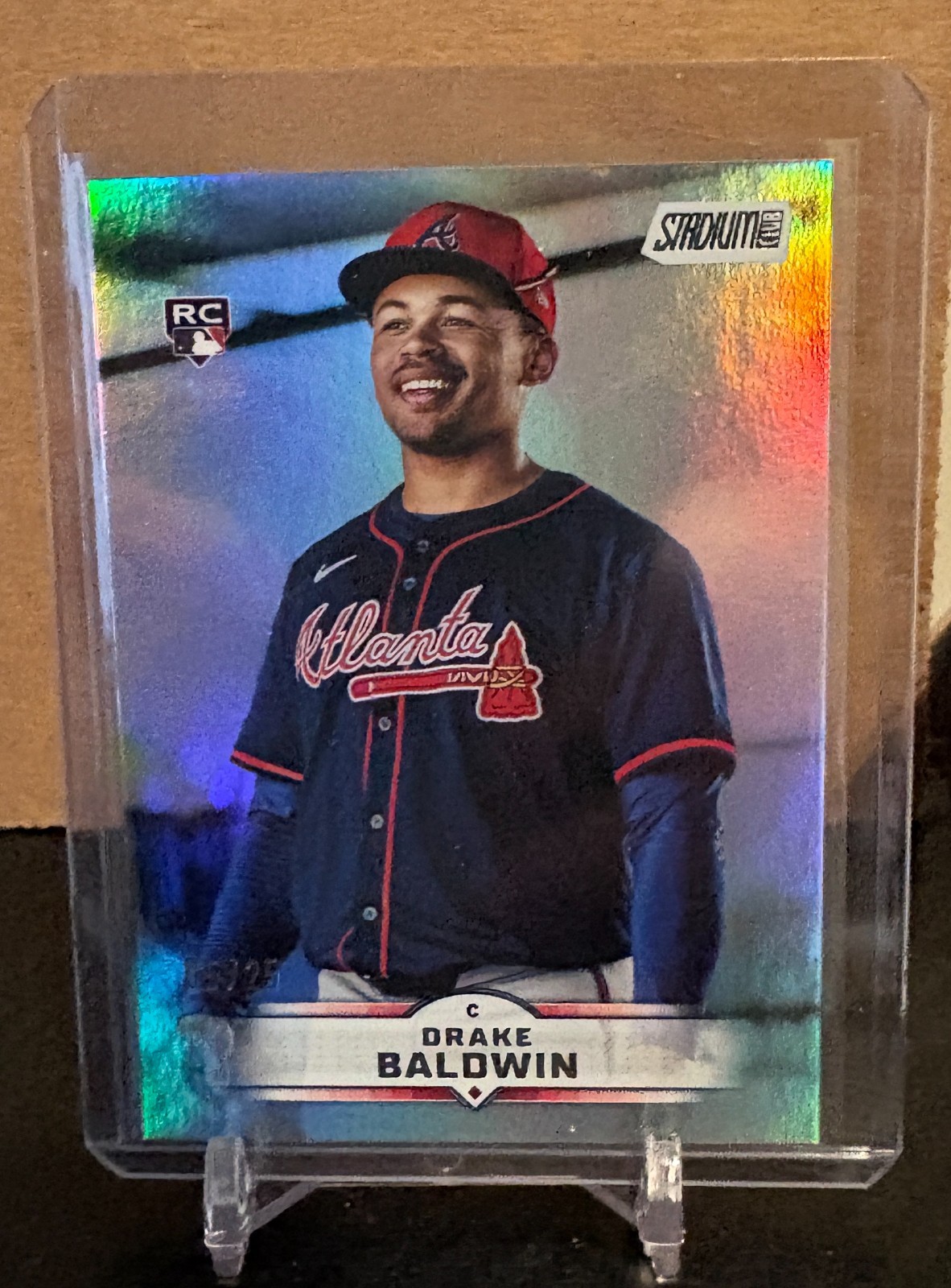 2025 Topps Stadium Club Drake Baldwin RC Rookie #61 Rainbow 05/25 Braves