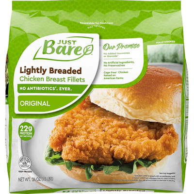   Chicken Lightly Breaded Chicken Breast Fillets| Fully Cooked | 16 G Protein | 