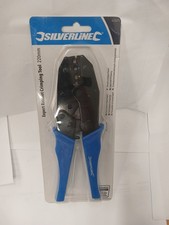 SILVERLINE 633615 EXPERT RATCHET CRIMPING TOOL 220MM RANGE 1.5, 2.5, 6mm