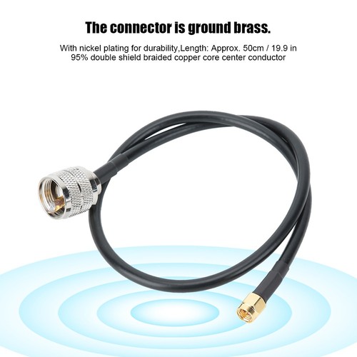 Miedziany rdzeń SMA wtyczka do wtyczki UHF PL259 kabel adaptera z elastycznym UV FR PVC FY - Zdjęcie 6 z 8