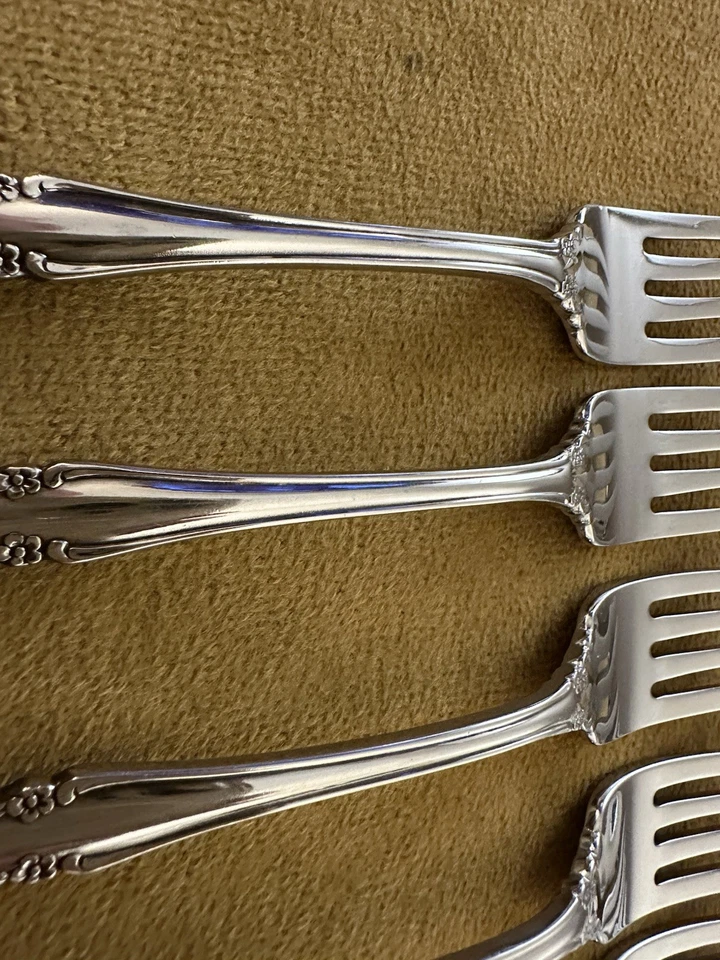 Oneida Dover Cube (8) HORQUILLAS DE CENA reliquia inoxidable - Foto 2 de 4