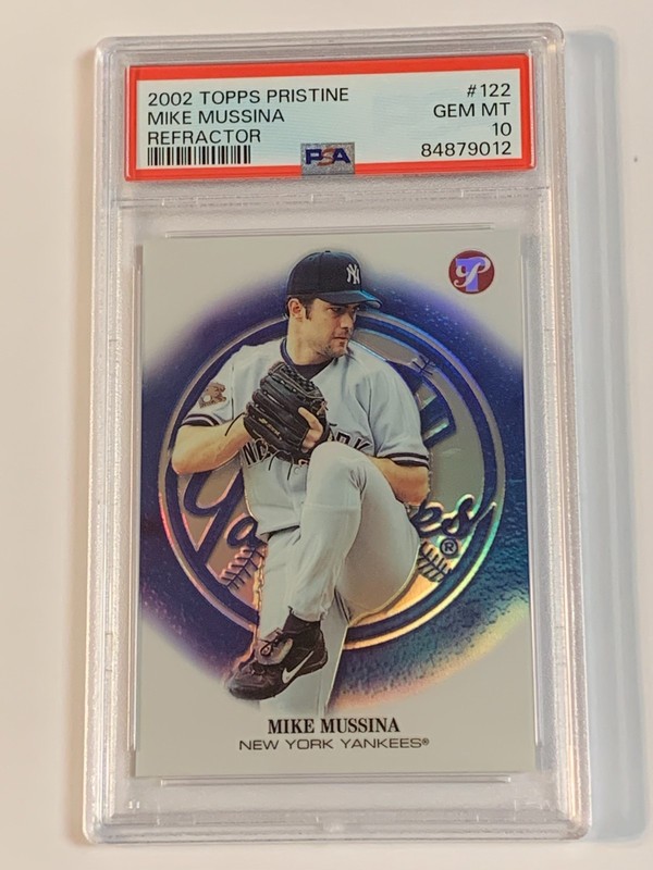 2002 Topps Pristine Refractor #122 Mike Mussina /149 - PSA 10 (Gem MT)