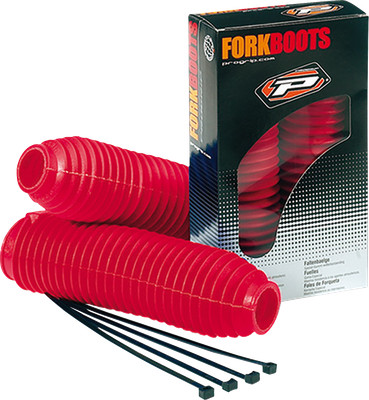 PRO GRIP Fork Boots - 42/45 mm - Red PA251045GORO