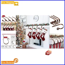 Elegant 4-Pack Adjustable Christmas Stocking Holders – Strong, Lightweight & ...