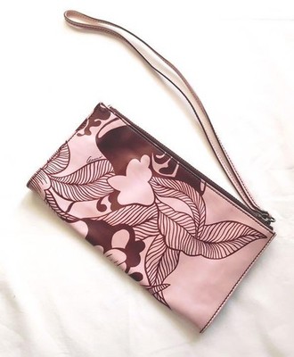 Used Gucci Tom Ford Era Pink Purple Leather Clutch Mini Pouch Bag 2000s Japan