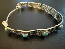 Perizzi Florence Sterling Silver and Turquoise Bracelet