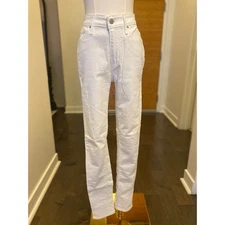 Levi Strauss 721 High Rise Skinny Jeans White Women Size 28
