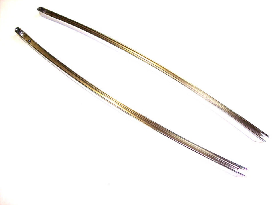 Pontiac LeMans 1968-1972, Tempest, GTO cromo cuarto trasero ventana sello retenedores Foto 2 de 4