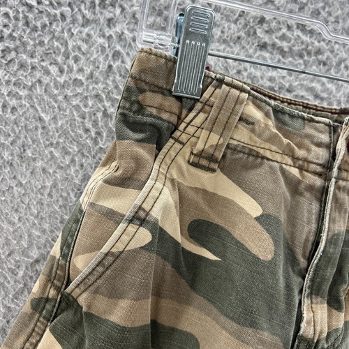 Gap Camo Pants Boys 4 20X19 Green Baggy 90s Y2K Cargo Streetwear HipHop * - Picture 10 of 13