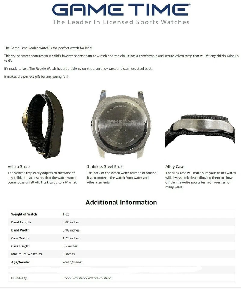 Milwaukee Brewers Youth Watch - Boys Youth Watch MLB Rookie Black - Image 3 of 4