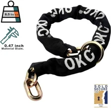 OKG Ultra Security Chain - 4.3ft x 10mm (3/8 in.) Thick Heavy Duty Chain