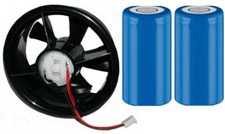 Davis Ersatzventilator mit Motor 7758-B mit Akkus f&uuml;r Bestrahlungsschutzschild
