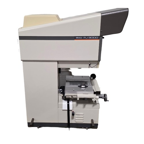 Mitutoyo 302-919A PJ-3000 Vertical Profile Projector With QC-200, 10, 20, 50X - Picture 6 of 13