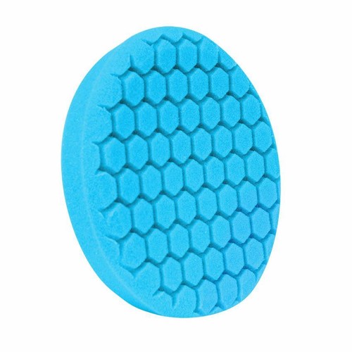 Buff and Shine's Center Ring 7.5" Hex-Face Soft Polishing, Blue Foam Pad 651RH - Picture 3 of 4