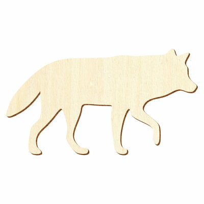 Holz Wolf - Deko Basteln 3-50cm