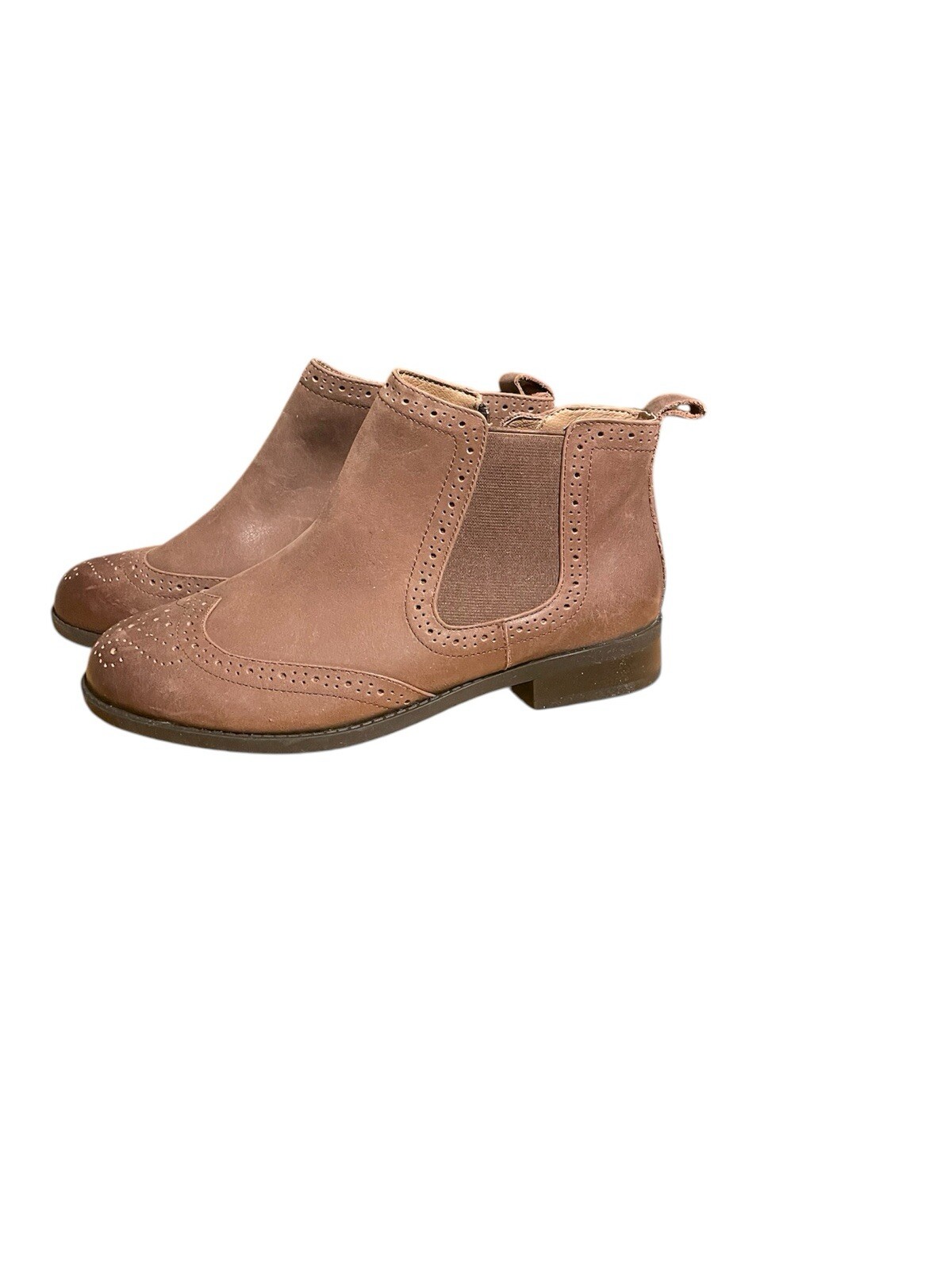 Vionic Orthaheel Chelsea Sawyer Brown Sz 7