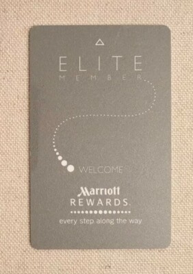 MARRIOTT REWARDS ELITE MEMBER / KARTE OHNE CHIP / HOTELSCHLÜSSEL / KEY CARD