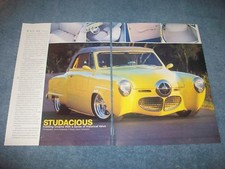1958 Studebaker Convertible Custom Street Rod Article Studacious Bullet Nose