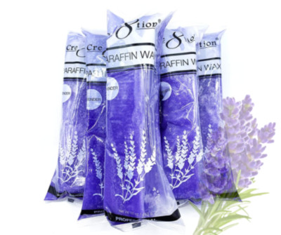 Paraffin Wax hands feet Refills 6 lbs Lavender Peach for Paraffin Bath FREE SHIP