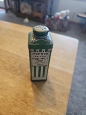 Vintage 1.5 Oz Mennen Talcum For Men Tin. 1/2 Full.