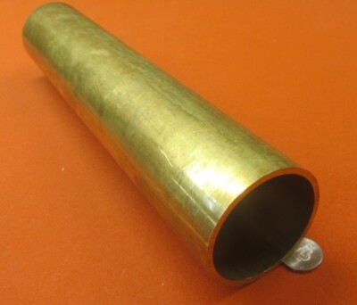 Tube En Laiton 2'1/2 De Diamètre Extérieur, Longueur 1 Pied (12 Pouces) - Neuf