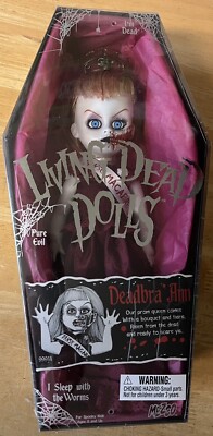 Mezco Toyz Living Dead Dolls DEADBRA ANN  Series 2 Goth Prom Queen SEALED COFFIN