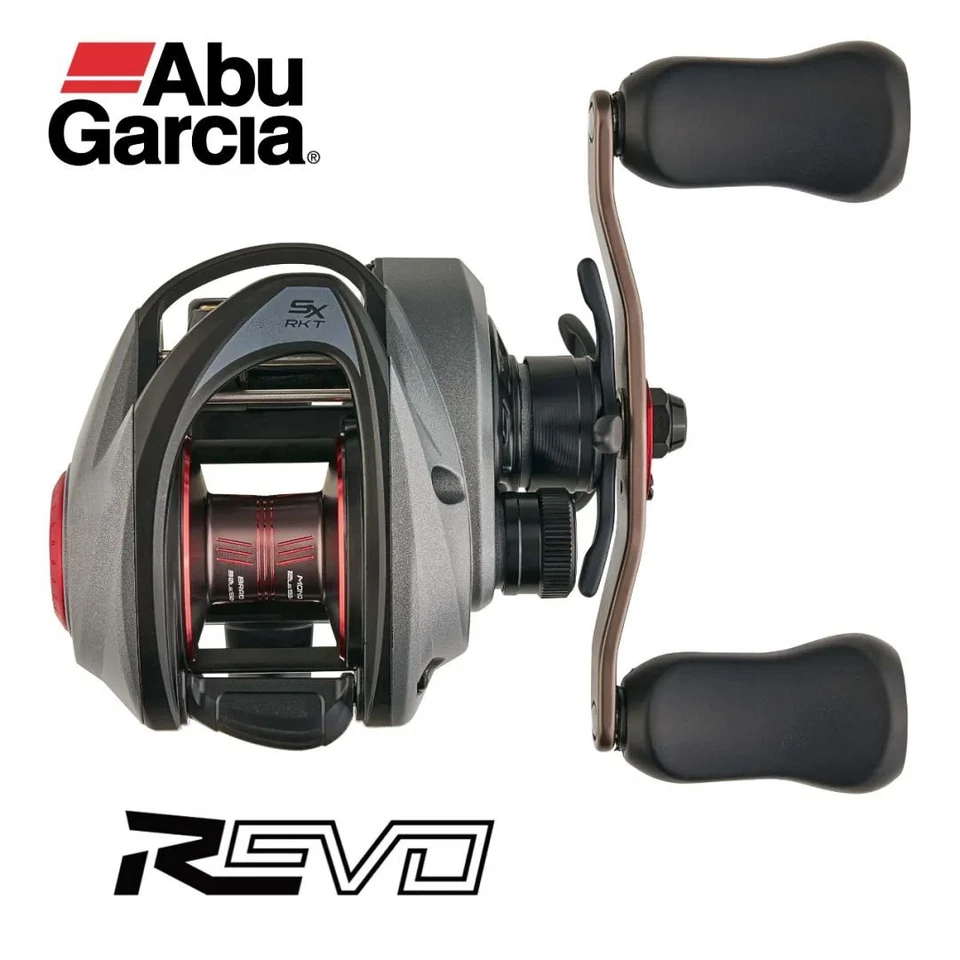 Carrete de pesca de fundición de bajo perfil Abu Garcia Revo5 SX RKT/Cohete relación 9:1 9/1BB Foto 4 de 4