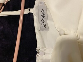 Blakely Ruffled Mesh Overlay Romper Women S Ivory Adjustable Straps One Piece