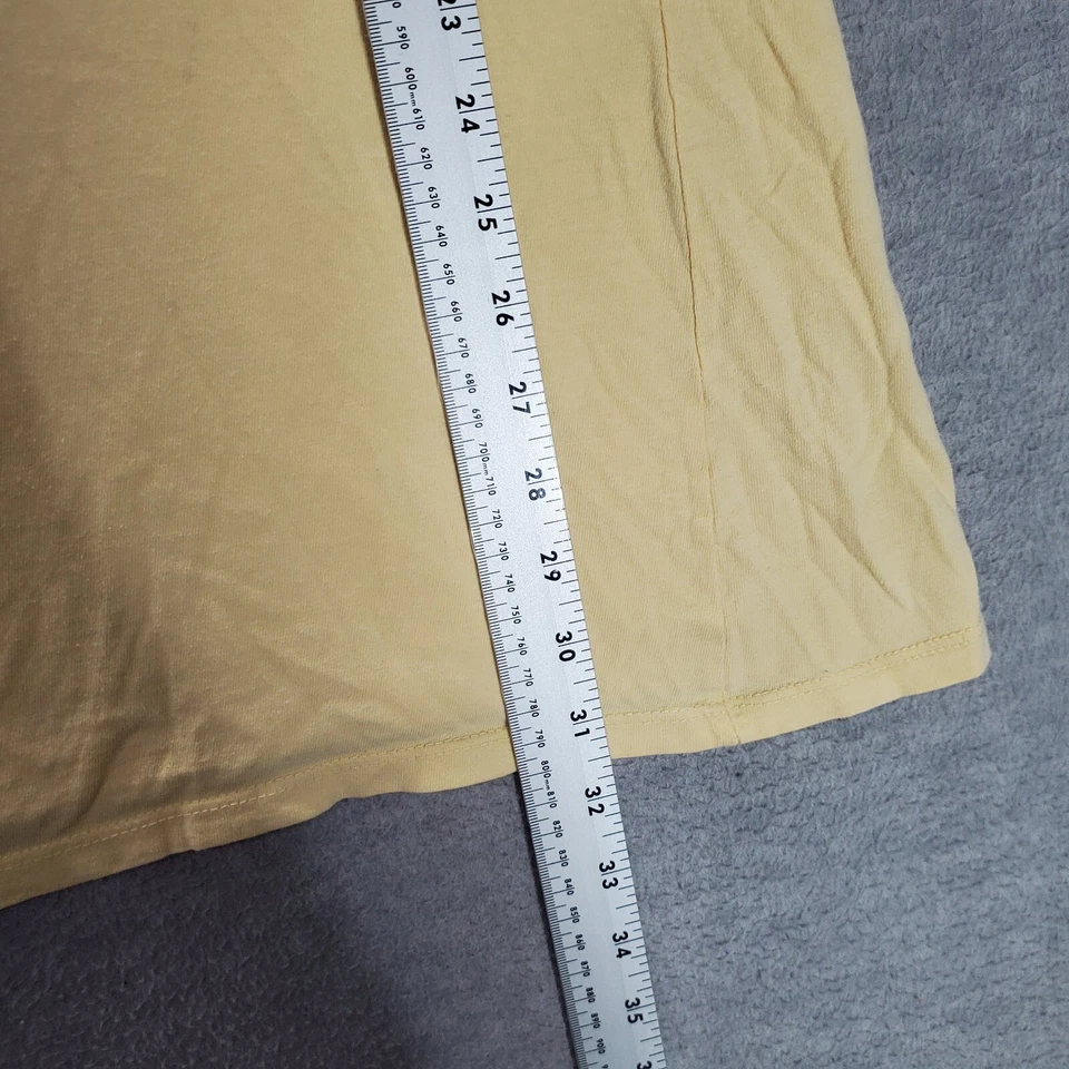 Ropa de dormir para mujer M&M XL amarilla túnica camisa logotipo se derrite en la boca gráfico Foto 4 de 4