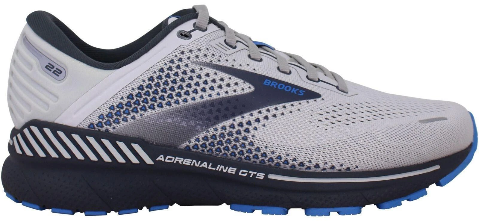 Brooks Adrenaline GTS 22 2E Wide Grey Blue for sale | eBay display picture 2
