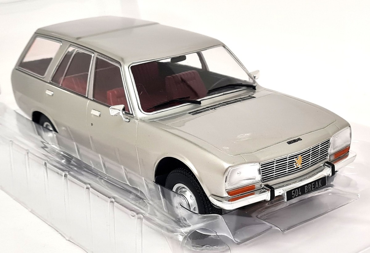 ミニカー Verem PEUGEOT 504 BREAK 1/43 MCG 1/18 - Peugeot 504 Break 1976 Silver Metallic Diecast