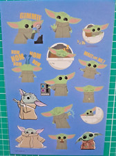 STAR WARS GROGRU THE CHILD MANDALORIAN Stickers by Kid Squad 42 Stickers NEW