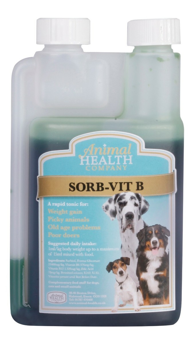 Sorb Vit B-Liquid tonic for dogs,cats,birds etc-The Animal Health