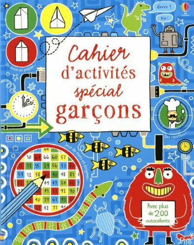 Cahier d'activités spécial garçons French edition paperback NEW CONDITION