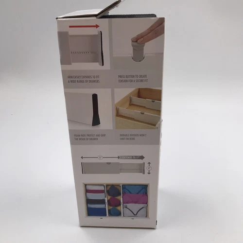 Good Grips Expandable Dresser Drawer Dividers - Thumbnail 5