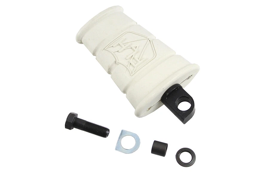 Conjunto de pedais FLH Kick Starter branco serve para Harley Davidson - Imagem 2 de 3