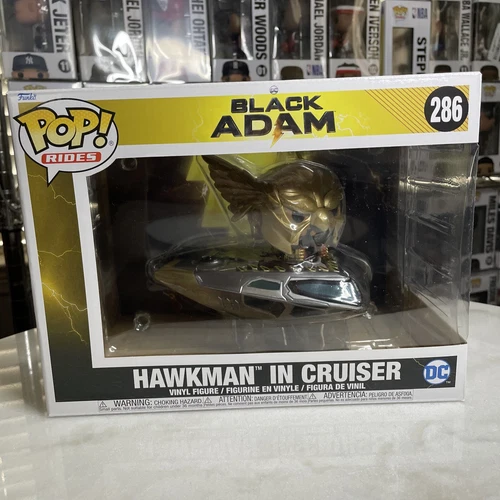 Funko Pop! Rides Super Deluxe: Black Adam - Hawkman In Hawk-cruiser # 286