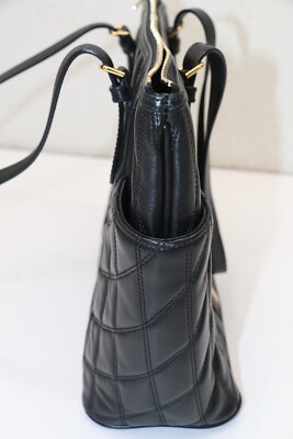 BALLY★レディース トートバック_DAMIRAH QT 170 6236136 Bally Damirah Quilted Leather Tote Bag - Black | eBay