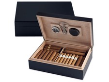 BOX SCATOLA UMIDIFICATA PORTASIGARI CASE EGOIST HUMIDOR FOR 25 CIGARS JK00451