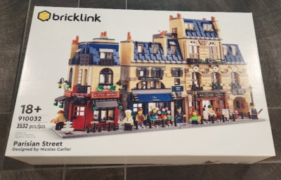 LEGO Bricklink Designer Program BDP Parisian Street 910032 New/Sealed Bx Retired