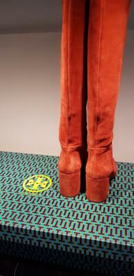 Tory Burch Stiefel Schuhe Shoes Boots Leder Leather Gr. 39